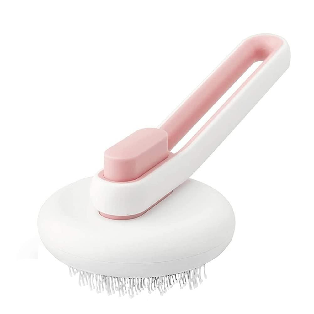 Cat Brush, One-Click Cleaning Shedding and Grooming Brush,