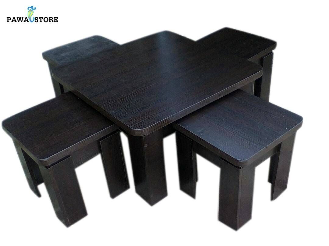 Cute Center Table With 4 Stools (Delivery Only To Lagos Customers)