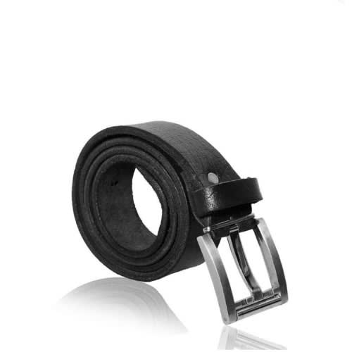 Men's Leather Belt - Black