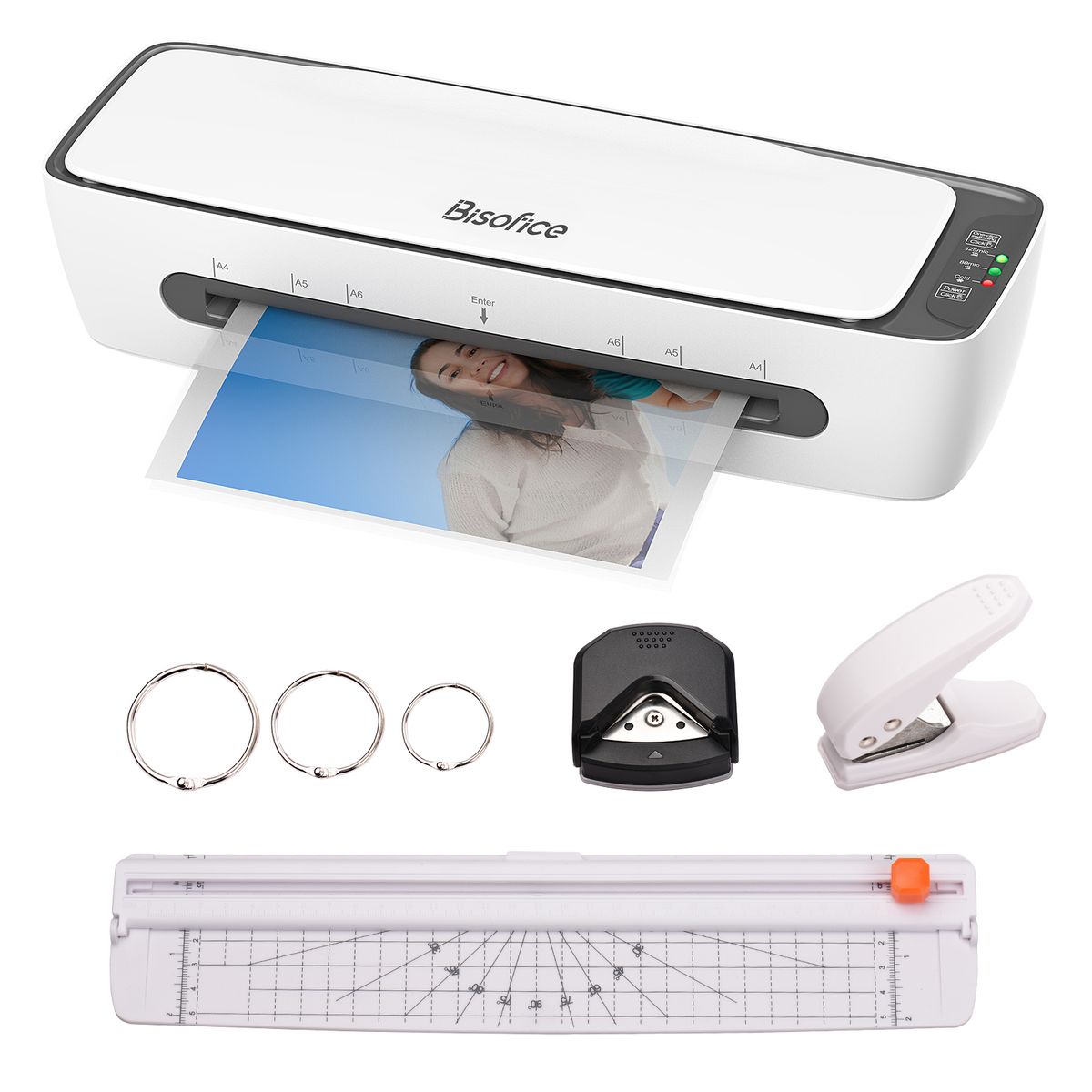 SL688 Desktop Laminator Machine Set A4 Size