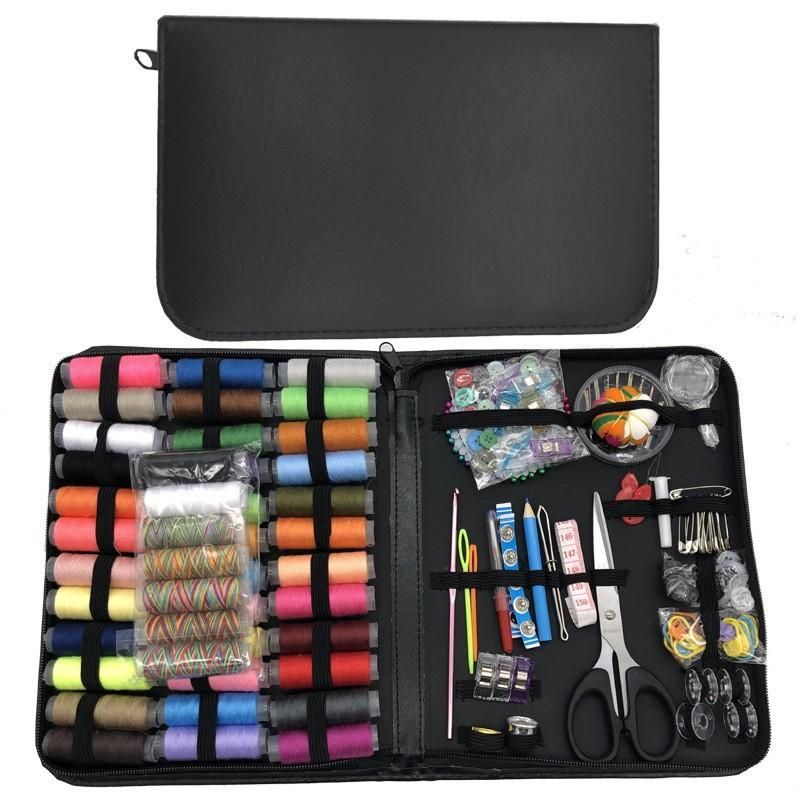 226 Pieces Sewing Set Fabric Sewing Box Portable Sewing Kit Set