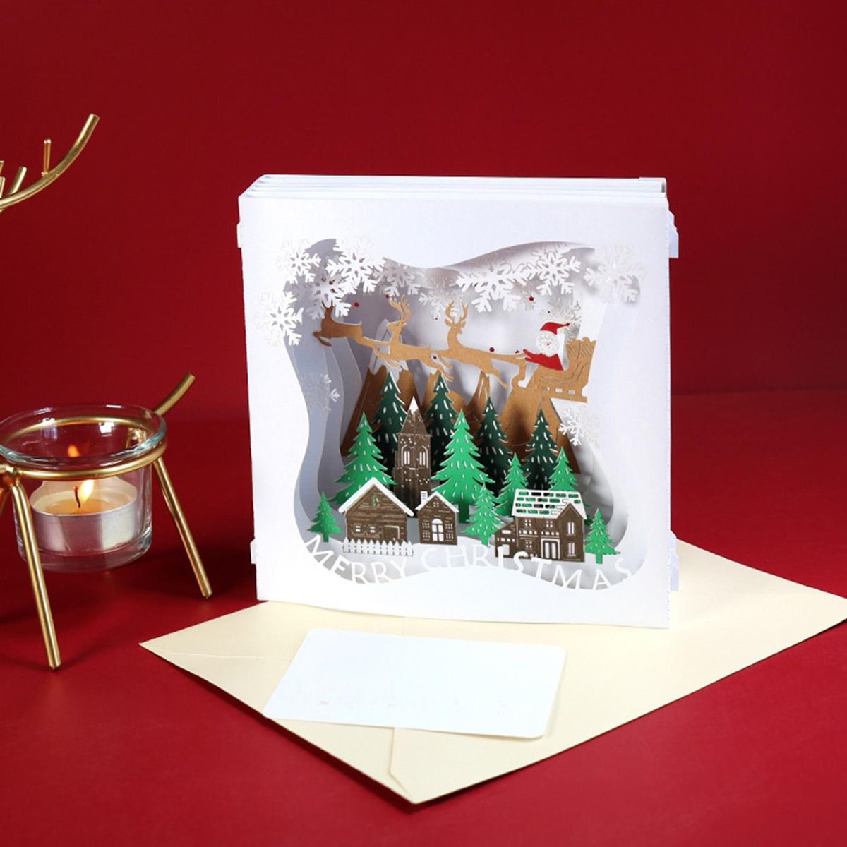 Christmas Card Decorative Gifts Greeting Card L