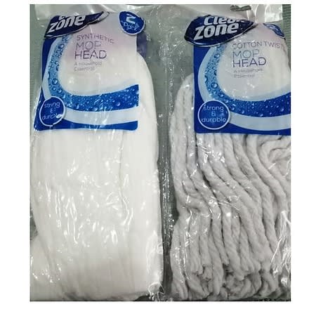 2-in-1 Synthetic & Cotton-twist Mop Refill Head