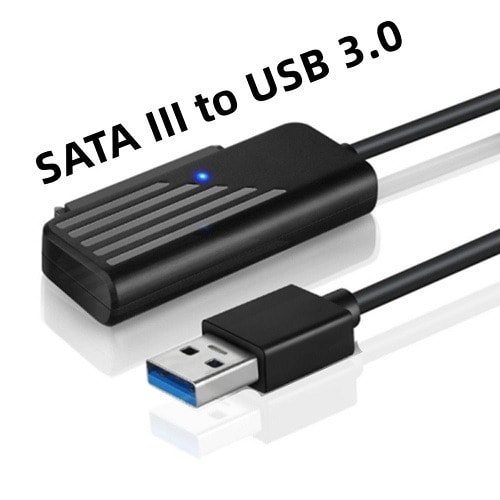 Sata To Usb 3.0 Adapter To Sata Cable 5gbps High Speed Data Transmission For 2.5 Inch Hdd