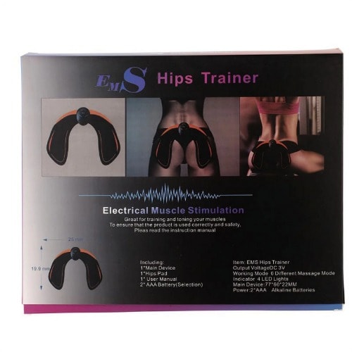 Battery Powered Ems Electrical Muscle Simulation Hips Trainer