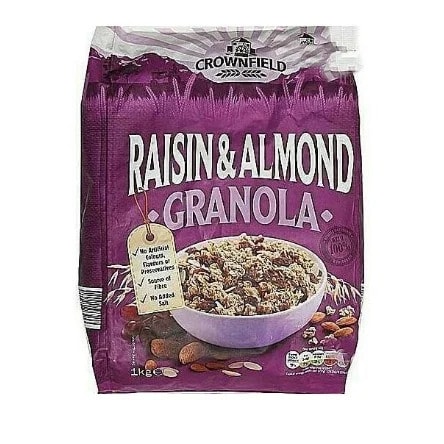 Crownfield Delicious Healthy Granola Cereal - With Raisin & Almond - 1kg