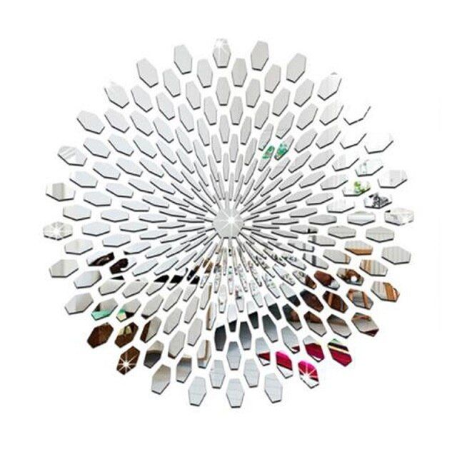 Wall Decor Self-adhesive Acrylic Mirror Wall Stick