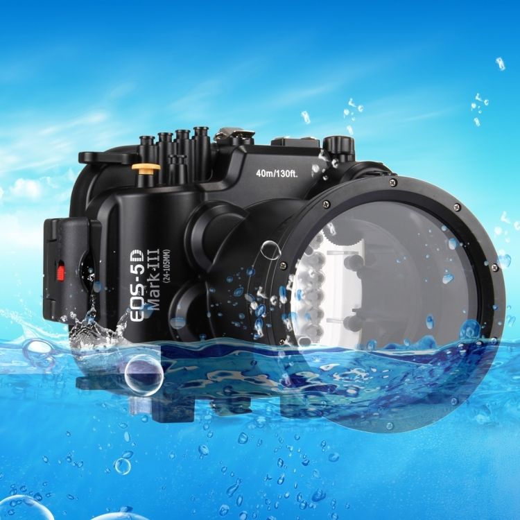 40m Waterproof Camera Housing For Canon EOS-5D Mark III