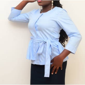 Soft Ruffle Shirt Jacket
