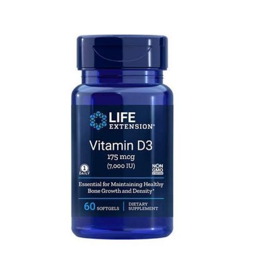 Vitamin D3 175MCG ,7000 IU,60 Softgels Bone And Density
