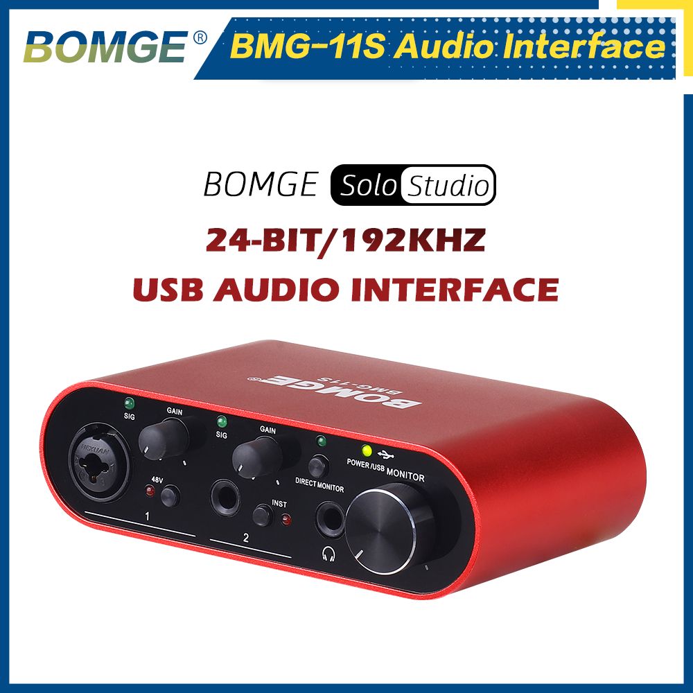 BMG11S 3rd Gen USB Audio Interface, For The Guitarist, Vocalist, Podcaster Or Producer &mdash; High-Fidelity, Studio Quality Recording