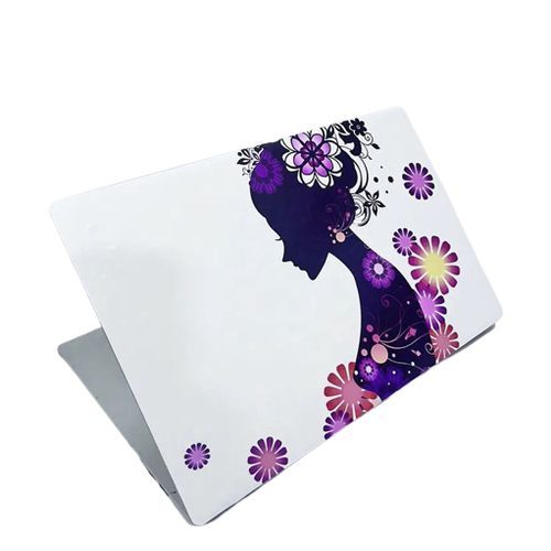 Laptop Skin Cover - Purple Flowery Animate Design (Pimp Nation)