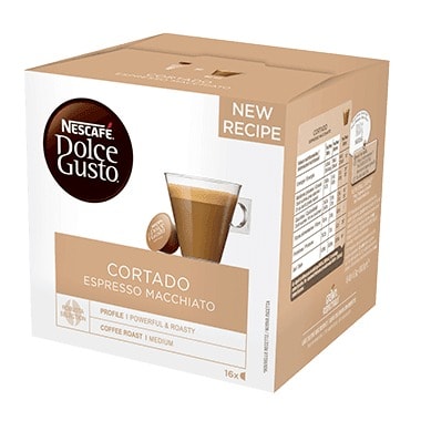 Dolce Gusto&reg; Cortado 16 Capsules - 100.8g