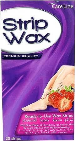 Strip Wax 20 Count With Shea Butter And Strawberry