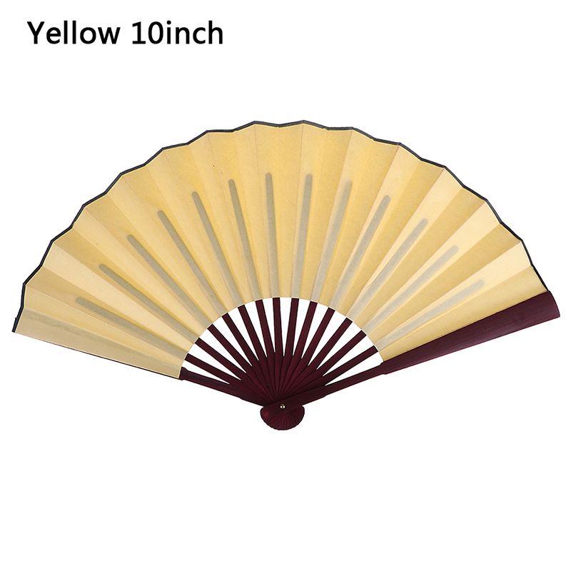 Silk Held Cloth Fan Inch/10 Hand Products 1PCS Inch Style Blank Wedding 8 Sur Fan Chinese Silk Cloth Fan Folding Party Decor