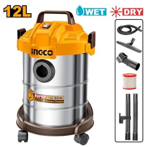 Ingco 12L Vacuum Cleaner - 1000W