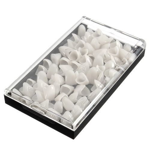 70pcs Dental Temporary Crown Anteriors Front Resin Teeth Tooth Methacrylate Caps