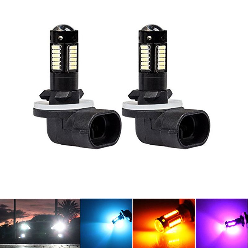 2PC LED Replacement Bulbs For Car Fog Lights,car DRL Lamps,12V Car Led Crystal Blue