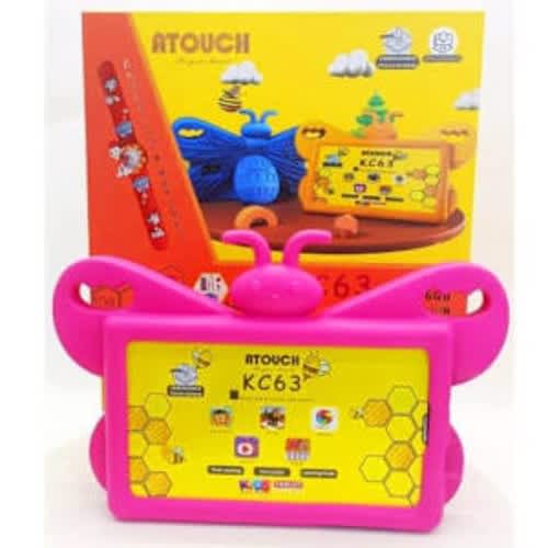 Kc63 Android Tablet Pc - 7" - 256GB ROM - 8GB RAM - 5g Sim Enabled - 4000mAh - Pink