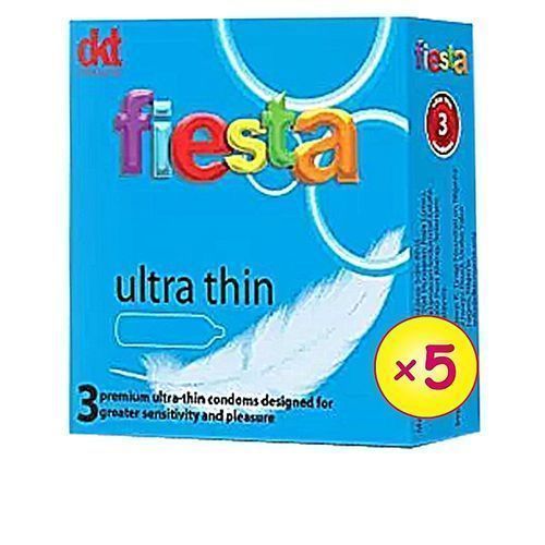 Ultra Thin Condom - (x5 Packs) (Total 15 Count)