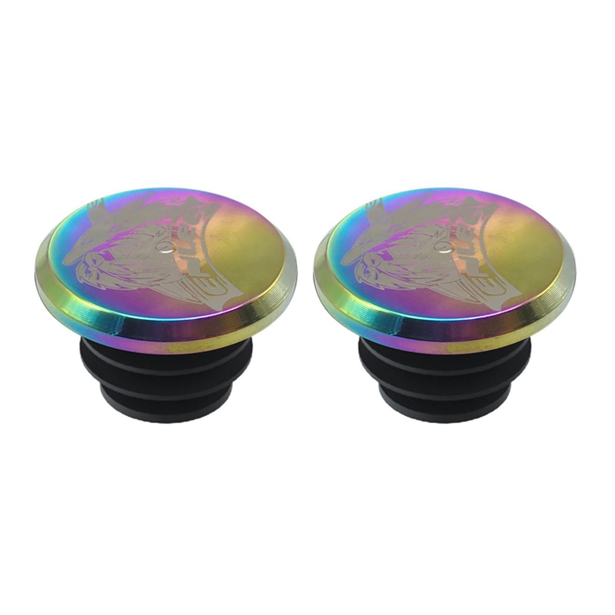 Colorful Bike Handlebar End Plugs Aluminum Alloy Handlebar Caps Bicycle Grip Bar End Caps for Mountain Road Bikes