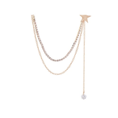 Planet Unisex Brooch With Free Pouch -gold