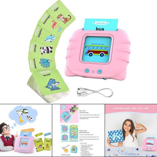 Talking Flash Cards Kids Early Learning Vocab- Rechargeable