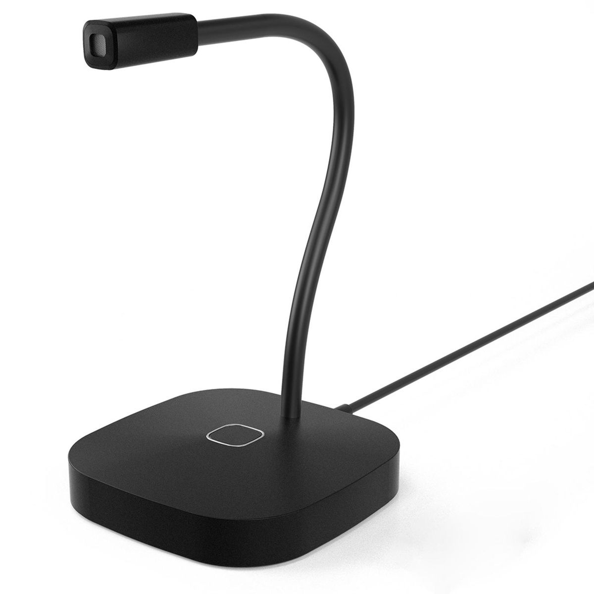 USB Computer Voice Microphone Desktop Conference Live Microphone Video Game Condenser Microphone Omnidirectional 360-degree Pickup Adjustable Shaft