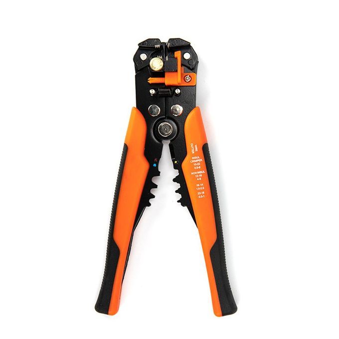 8-in H Ele Tri Ian's Wire Plier Multifun Tional Plier Automati  Wire Stri Er-orange Bla K-210*108mm