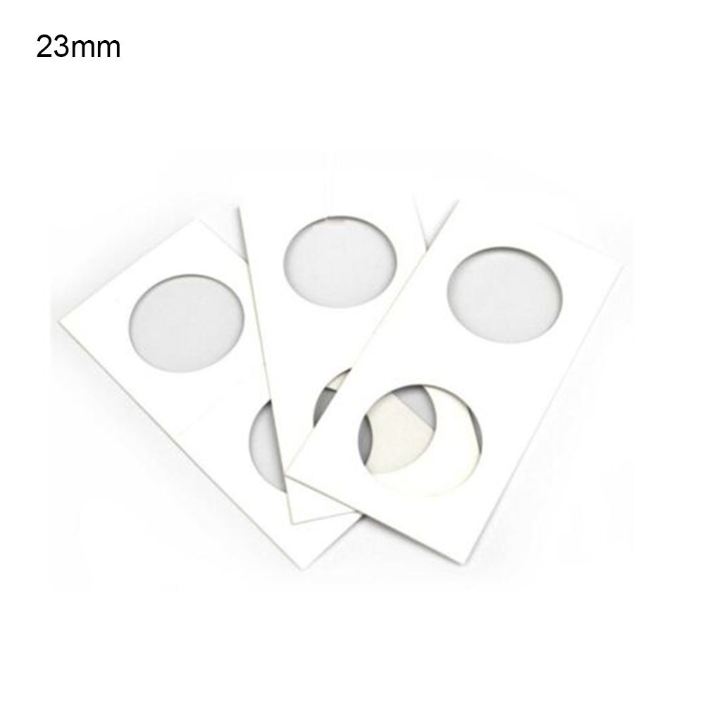 100Pcs Cardboard Flip Display Storage Holder For-