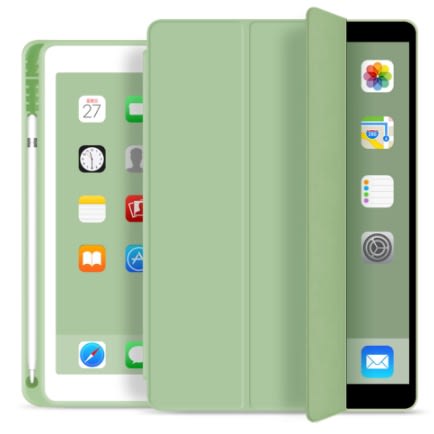 Flip Case With Stylus Pen Slot For New iPad 9.7(2017/2018) / Air / Air2