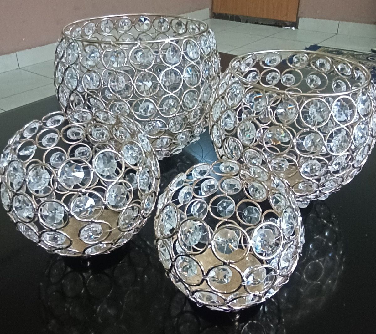 Crystal Candle Holder