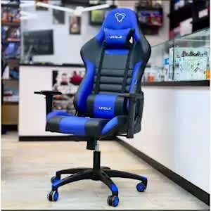 Furgle Gaming Chair With Footrest -Black-blue