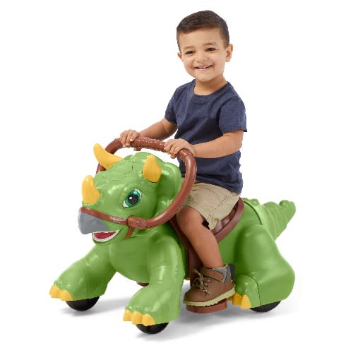 Rideamals Dinosaur Ride-on Toy By Kid Trax - Powered Rechargeable Toddler
