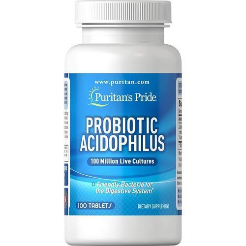 Probiotic Acidophilus -100 Million Active Cultures -100 Tabs