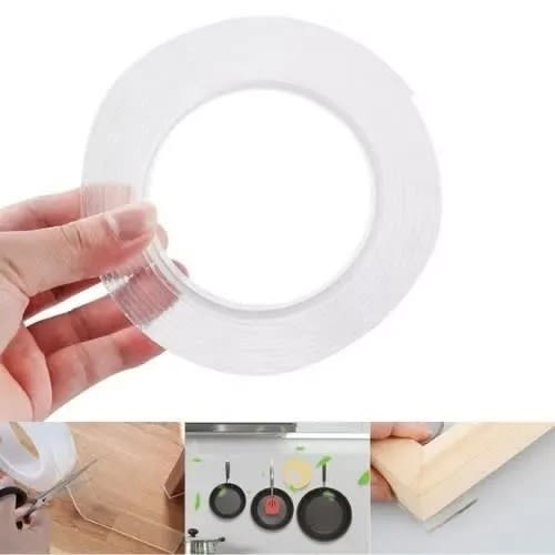 Double Sided Nano Reusable Magic Adhesive Tape - 5 Meters