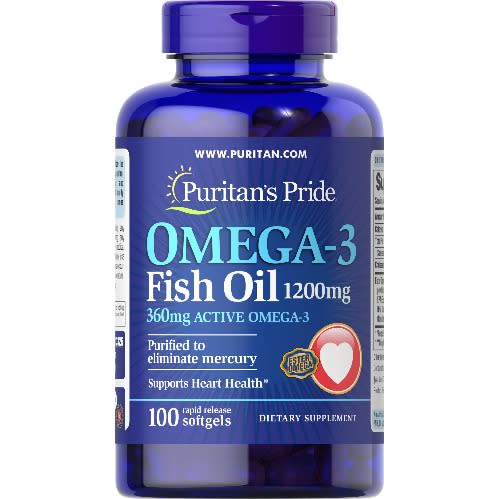 Omega 3 Fish Oil 1200mg X100 Softgels