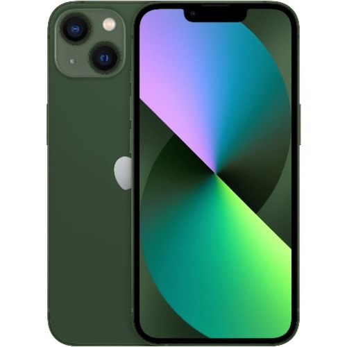 iPhone 13 - 6.1" - 128GB ROM - 4GB RAM - 5G Nano SIM + eSIM - iOS 15 - 3240mAh - Green - Renewed