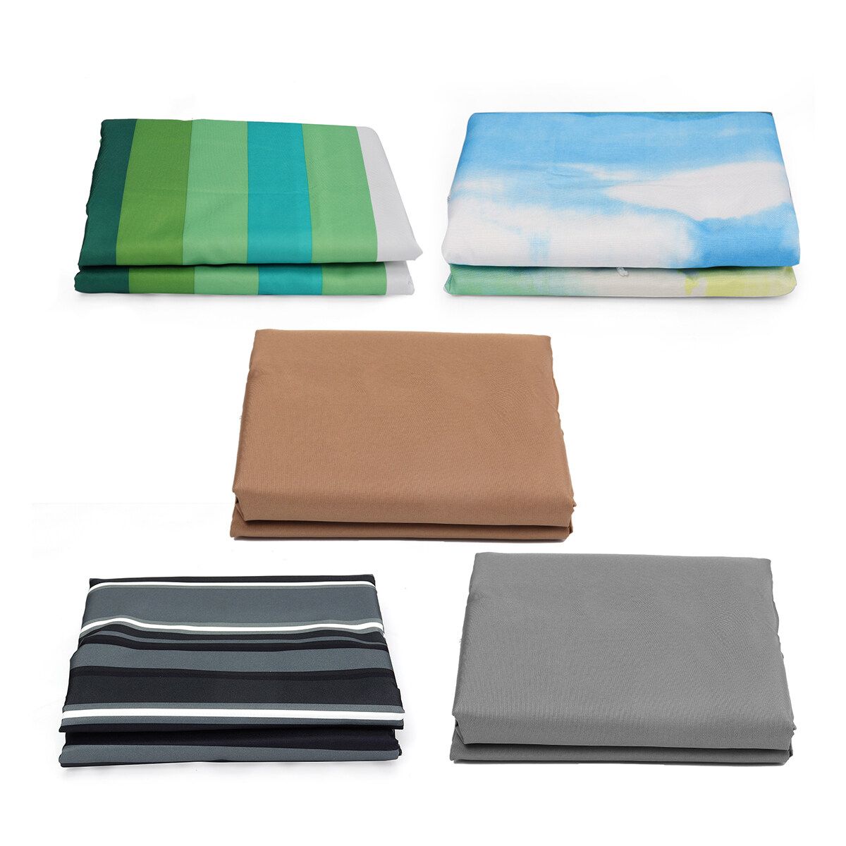 500x90cm Deck Balcony Privacy Screen Gardening Waterproof Cover Summer Fence Beige