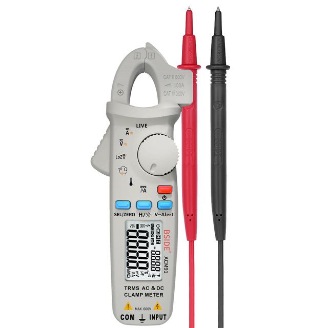 Bside Digital Clamp Meter Ac/dc Current Auto Range Live Ncv