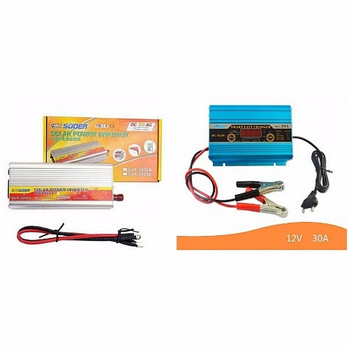 2000watts Inverter With 30a 30amps Smart Battery Charger With Led Display