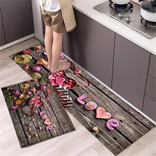Kitchen Mat -2 Pcs - 160x80cm