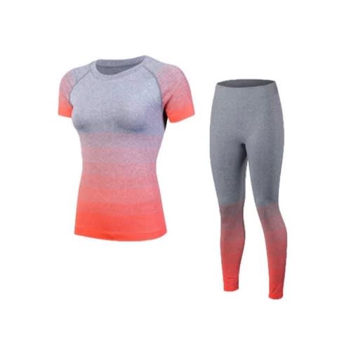 2 In 1 Women Seamless Yoga Fitness Wear