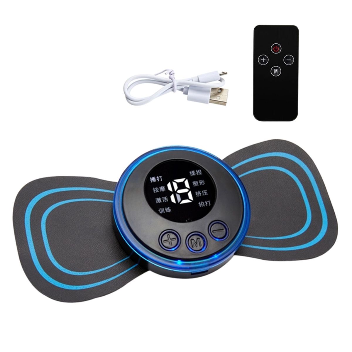 Electric Neck Massager Full Body Remote Controller