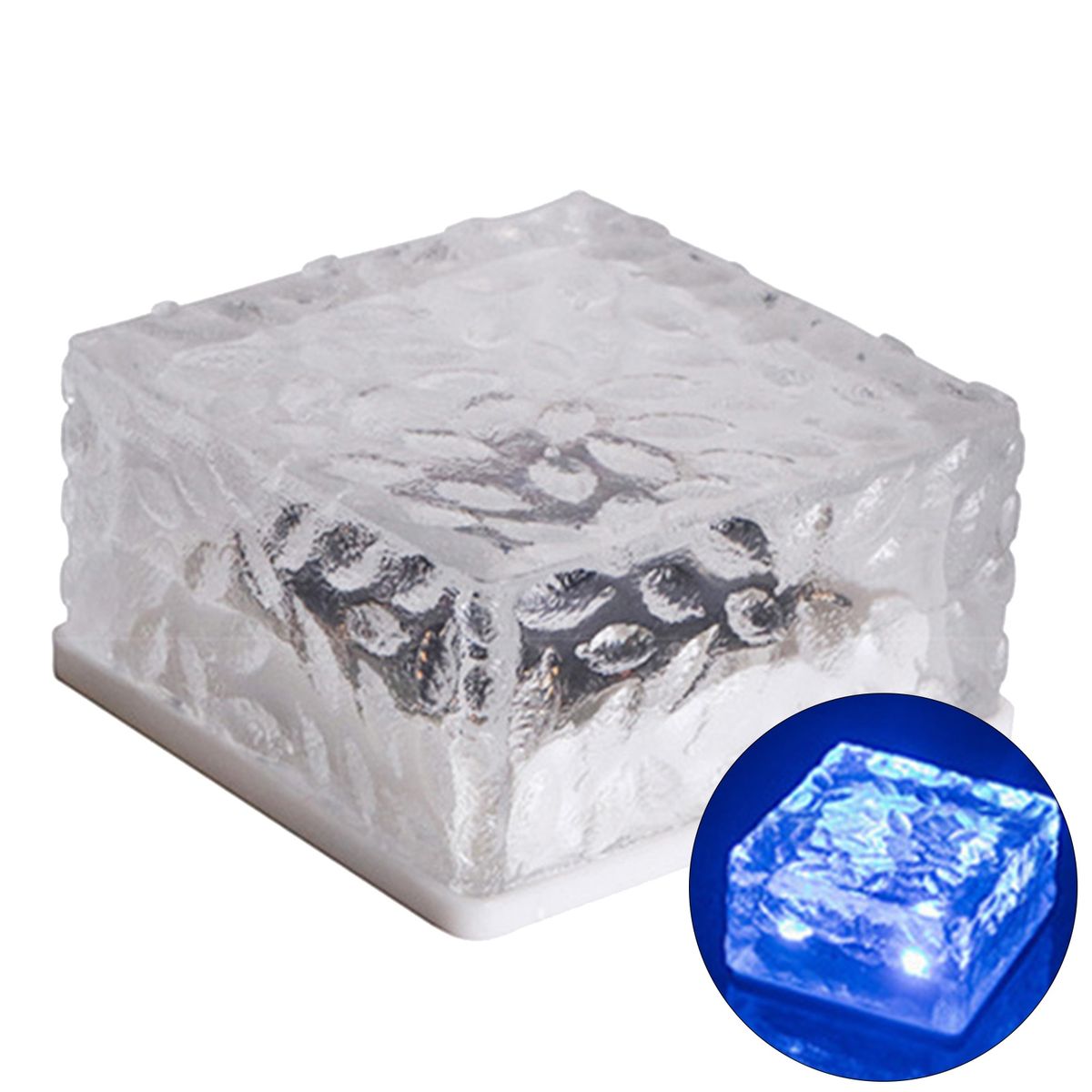 Landscape Lamp LED Solar Brick Landscape Lamp Blue