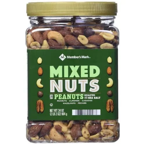 Member's Mark Deluxe Mixed Nuts With Sea Salt - 964g
