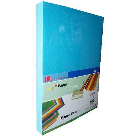 Office A4 Binding Hard Paper Cover - 100 Pieces - Blue