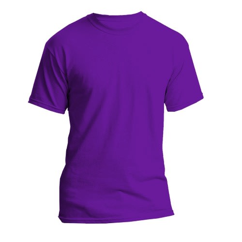 Unisex Round Neck T-shirt - Purple