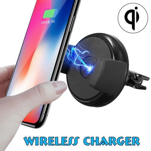 Qi Wireless Charger Car Air Vent Mount Stand Holder Phone