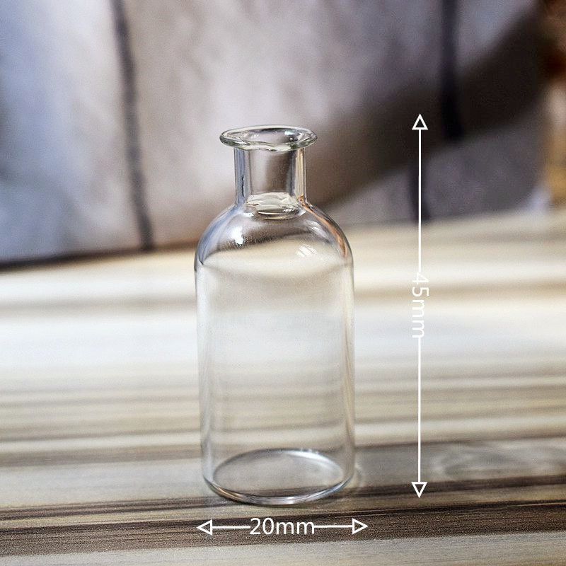 1/2X 1/12 Dollhouse Miniature GlVase Bottle Mini Flower-1pc